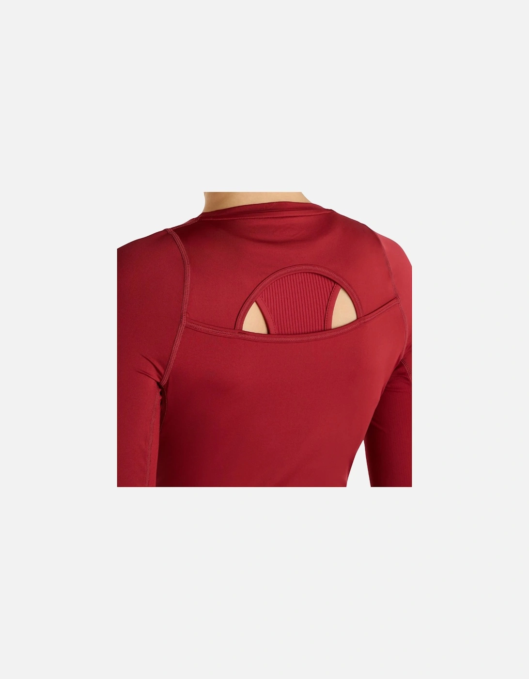 Womens/Ladies Pro Long-Sleeved Training Crop Top