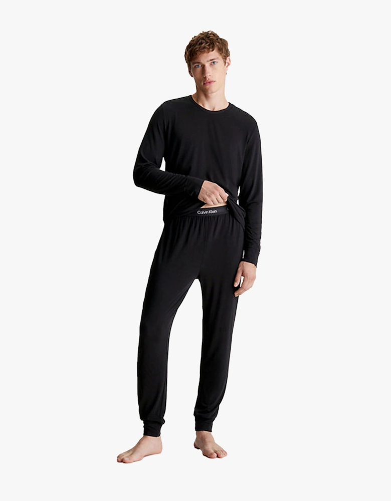ULTRA SOFT UB1 Mens Lounge Joggers Black