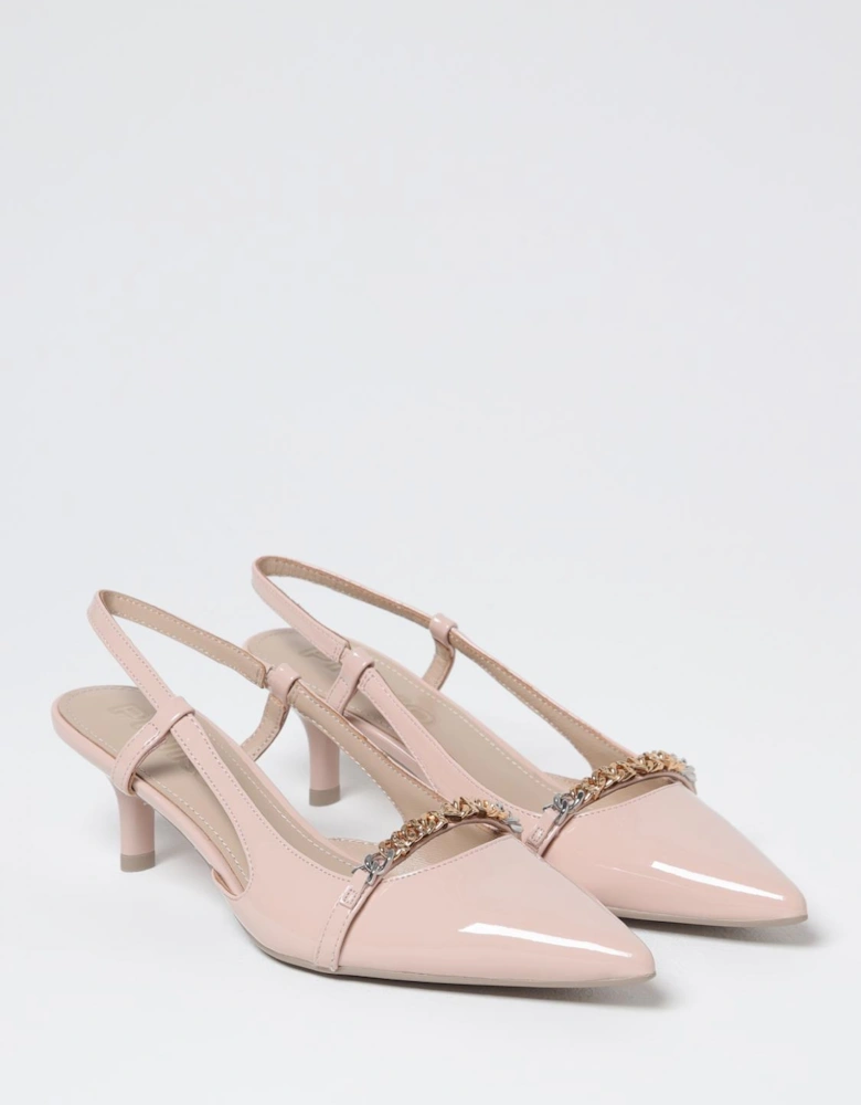 Kitten Heel Slingback Pumps