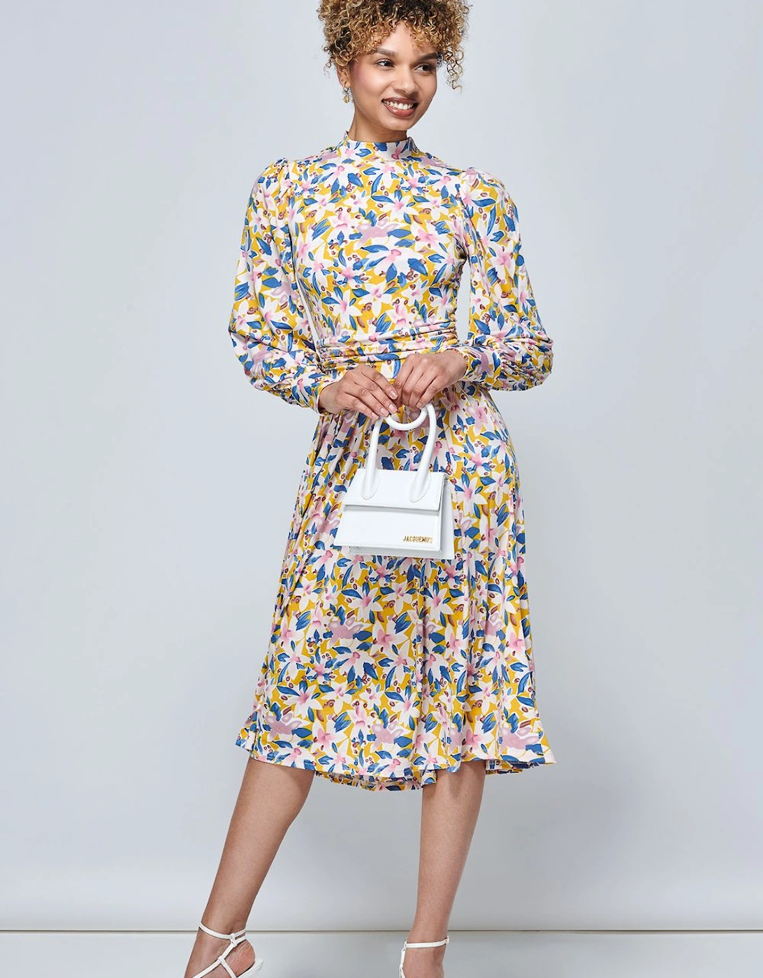 Vesper Long Sleeve Midi Dress, 2 of 1