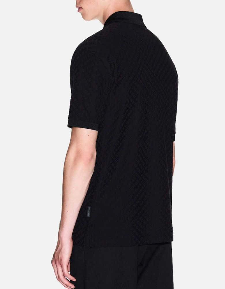 Exchange All over Print XM001882 Polo shirt - Black