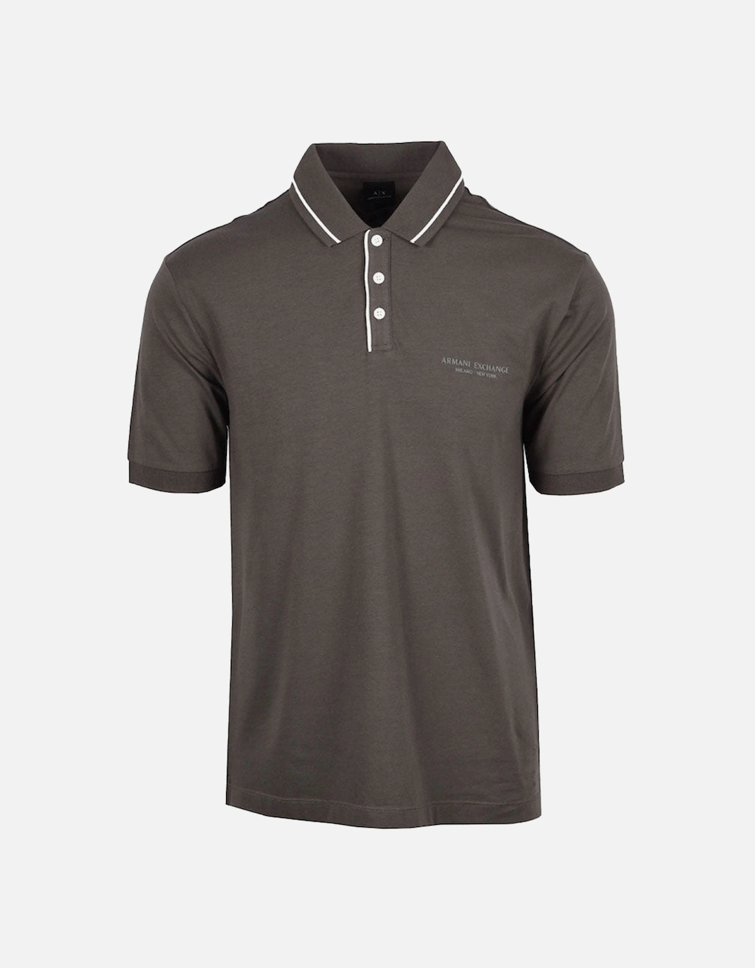 Exchange Regular Fit Polo Shirt Stretch Jersey XM001557 - Olive, 3 of 2