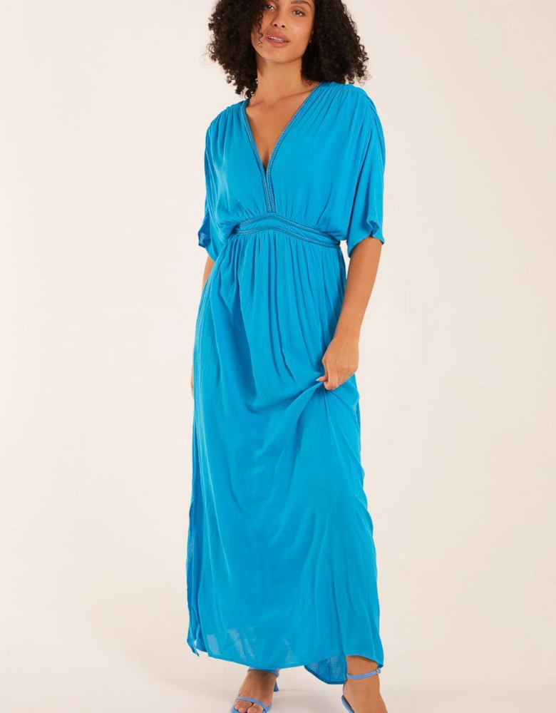 Rope Detail Batwing Midi Dress