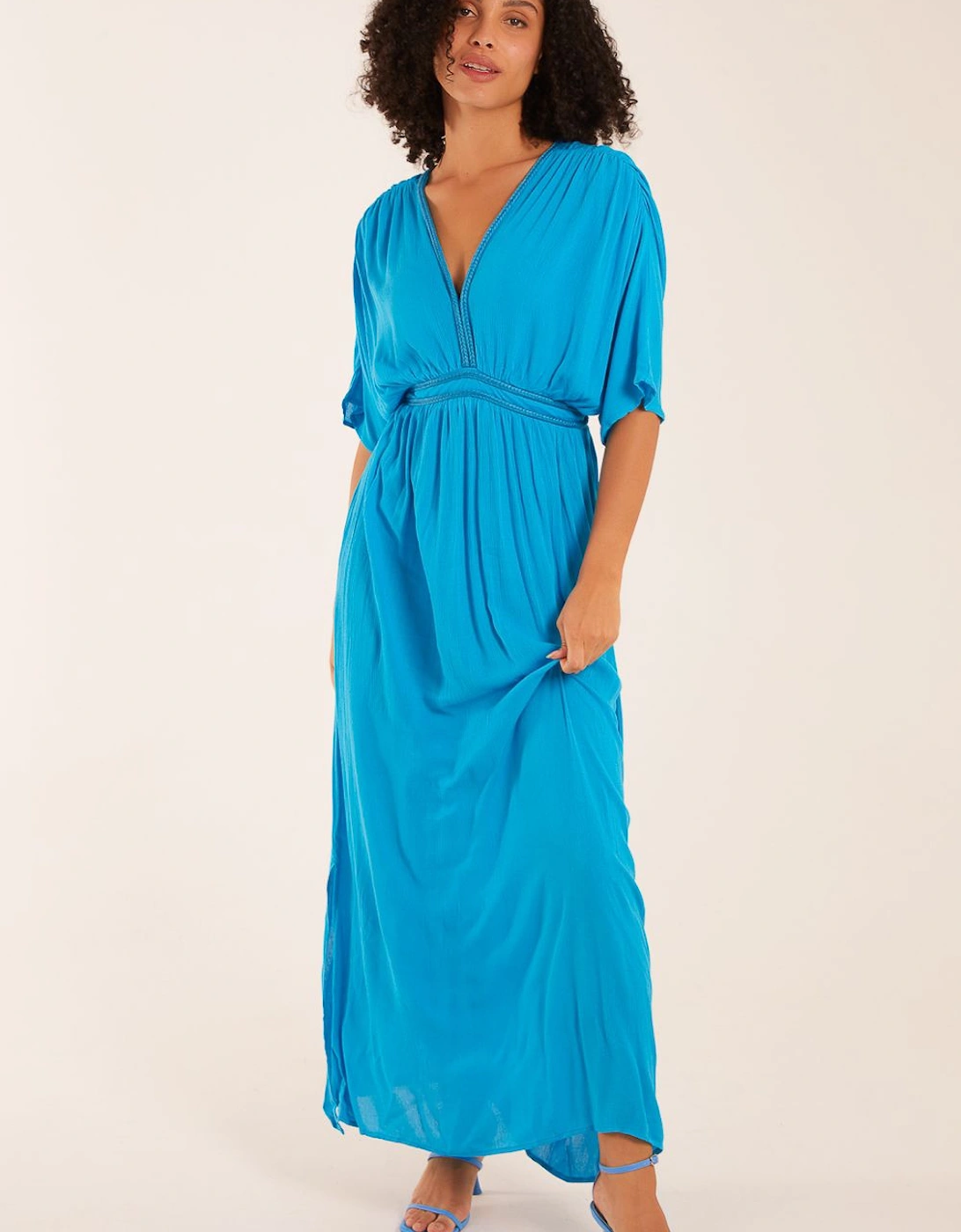 Rope Detail Batwing Midi Dress, 2 of 1