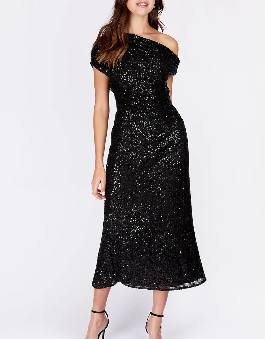 iSKA Black Sequin Midaxi Dress, 2 of 1
