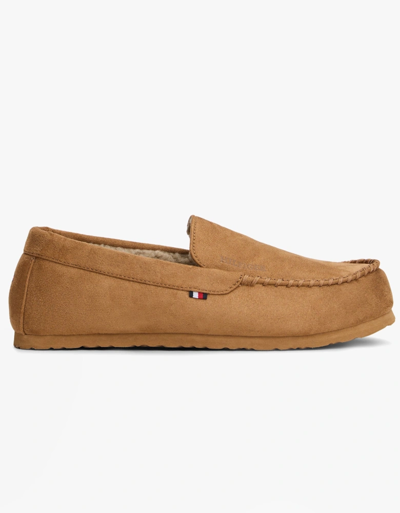 HILFIGER M SDE DRIVE Mens Mocassin Slippers Desert Khaki