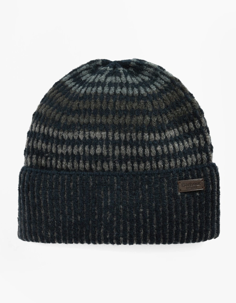 HARRAY Mens Beanie Navy/Basalt Blue