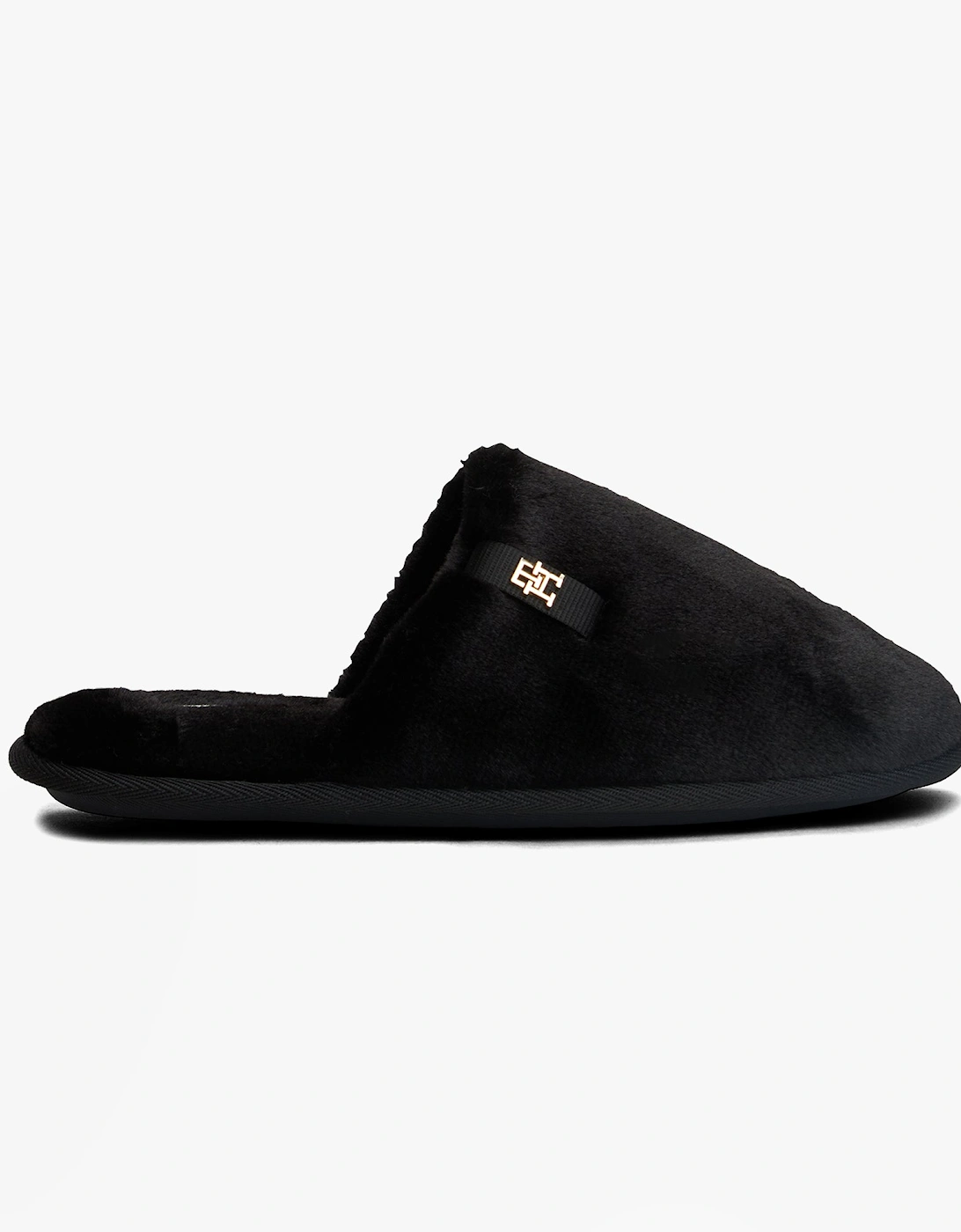 TH FAUX FUR HOUSE SH Womens Slippers Black, 2 of 1