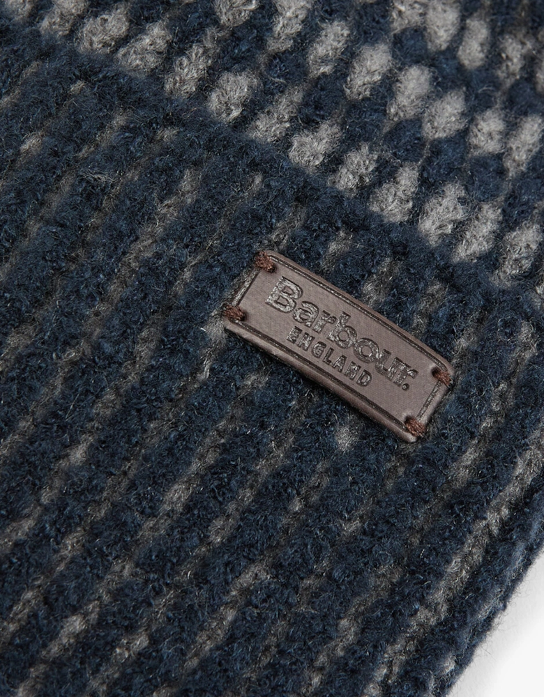 HARRAY Mens Beanie Navy/Basalt Blue