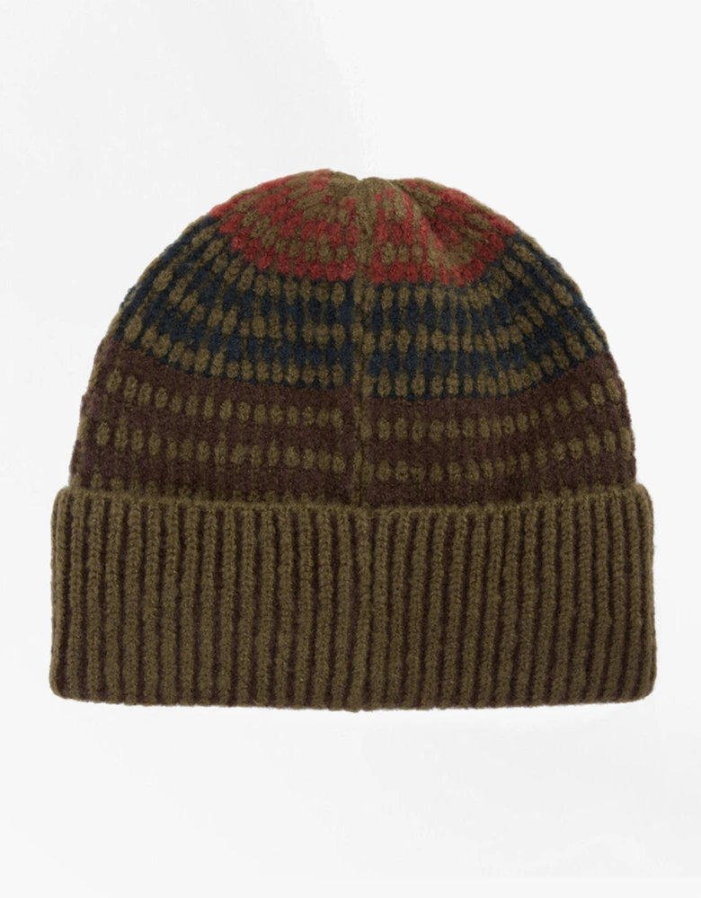 HARRAY Mens Beanie Olive/Fired Brick
