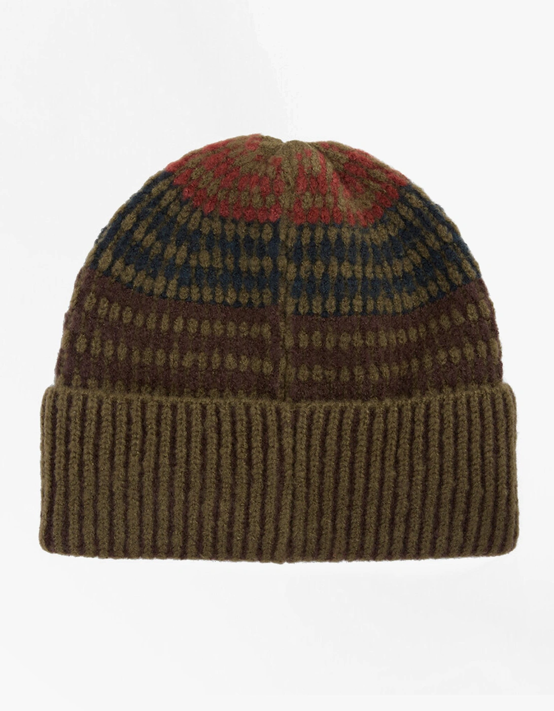 HARRAY Mens Beanie Olive/Fired Brick