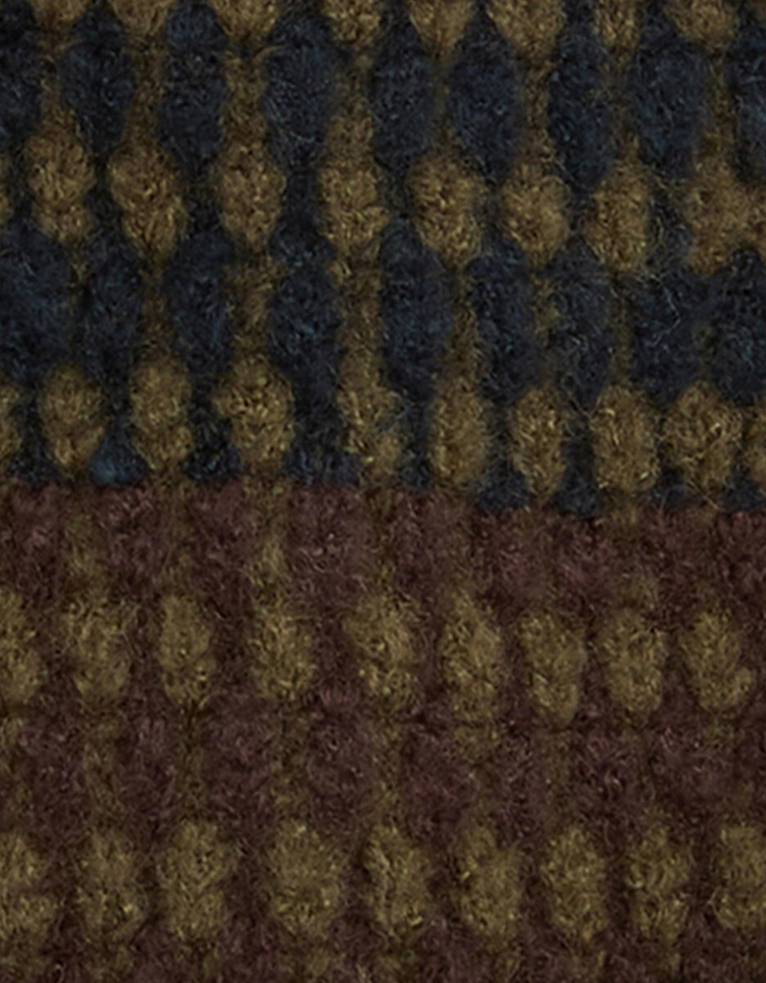 HARRAY Mens Beanie Olive/Fired Brick