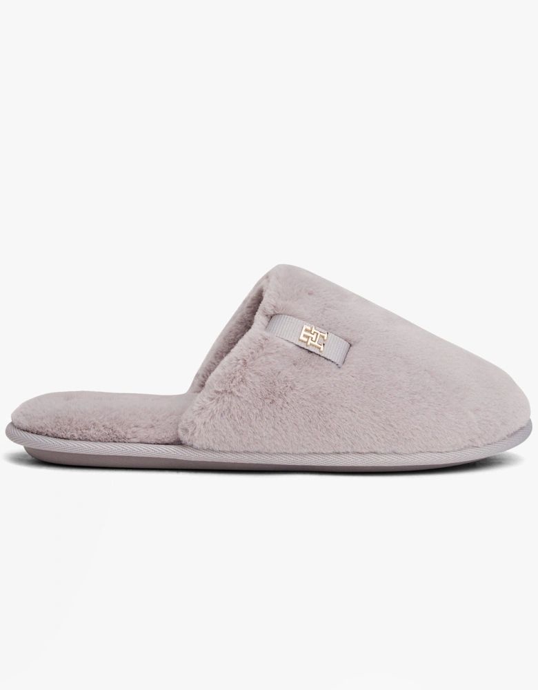 TH FAUX FUR HOUSE SH Womens Slippers Lilac Dusk