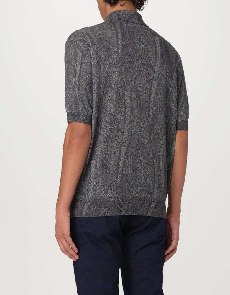 Paisley Polo Shirt Short Sleeve