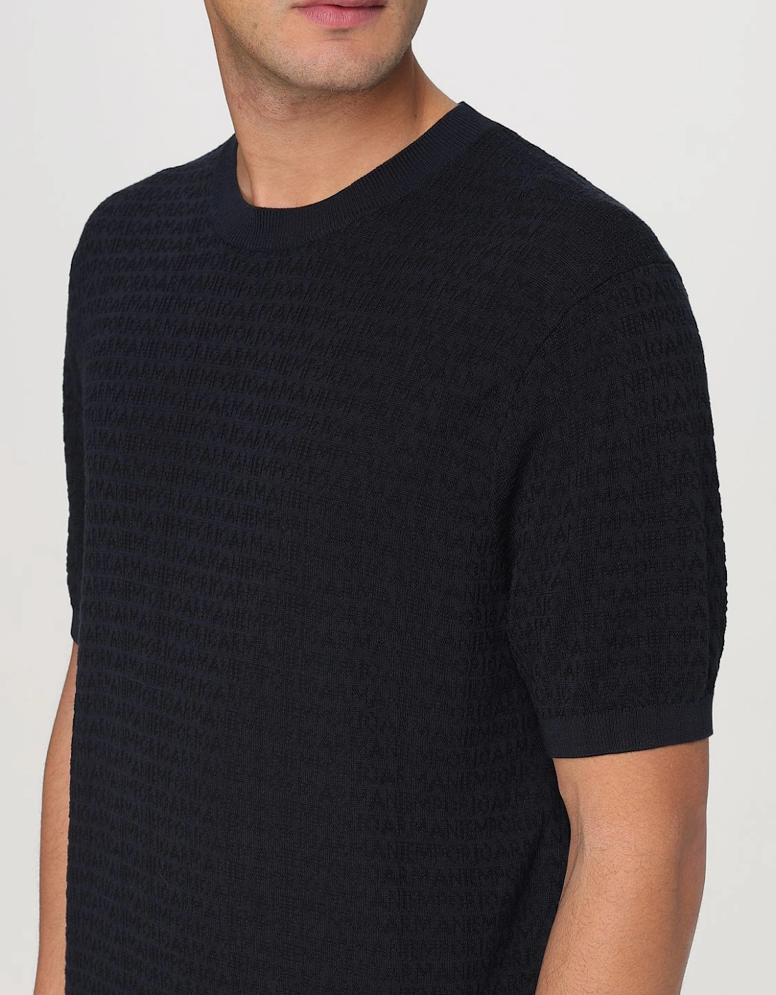 Short Sleeve Knit Sweater