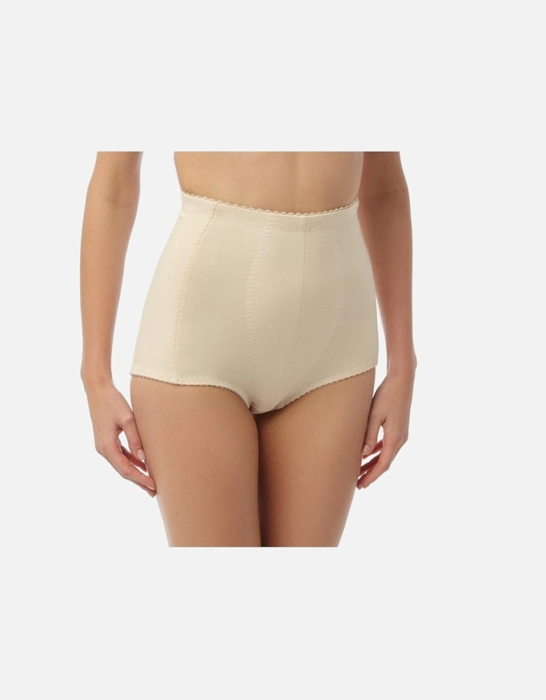 Two Pack Cotton High Waisted Comfort Control Full Briefs