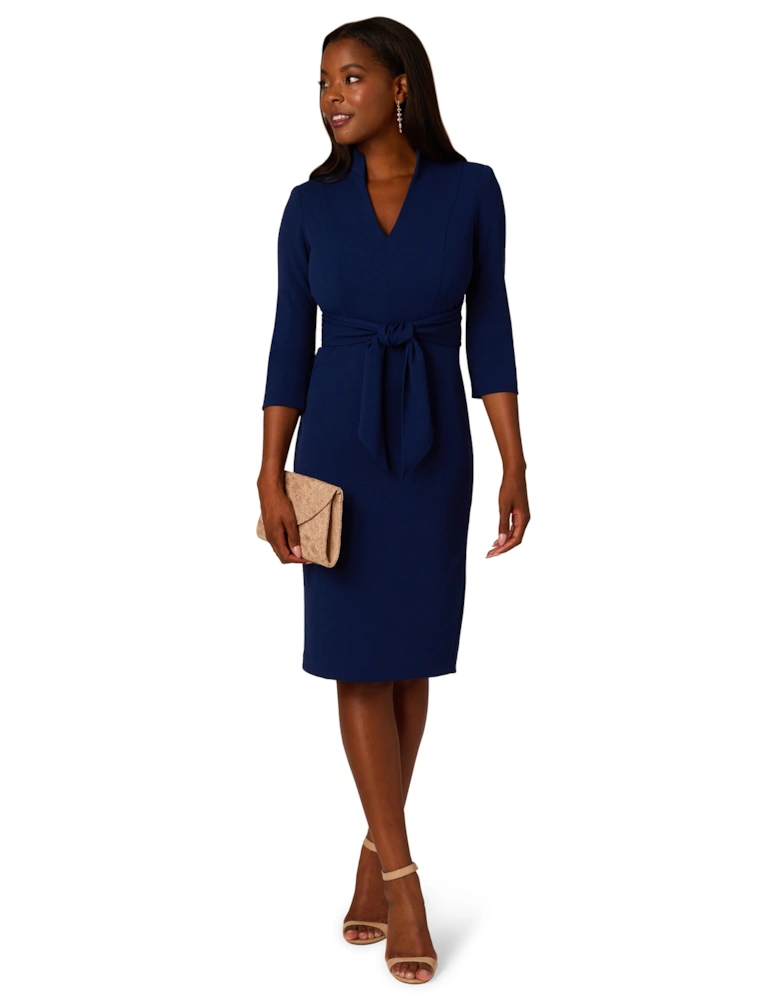 Front Tie Short Dress