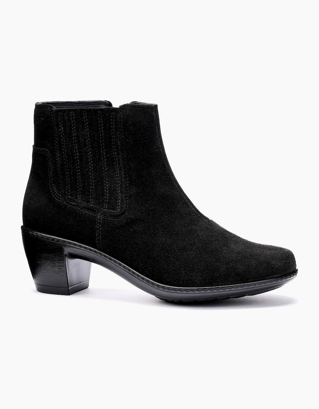 Hotter Women's Aldine Womens Ankle Boots - Black - Size: 4.5