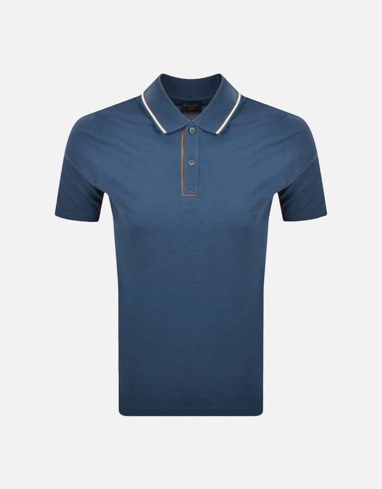 Moon Badge X-Soft Cotton Pique Polo Shirt