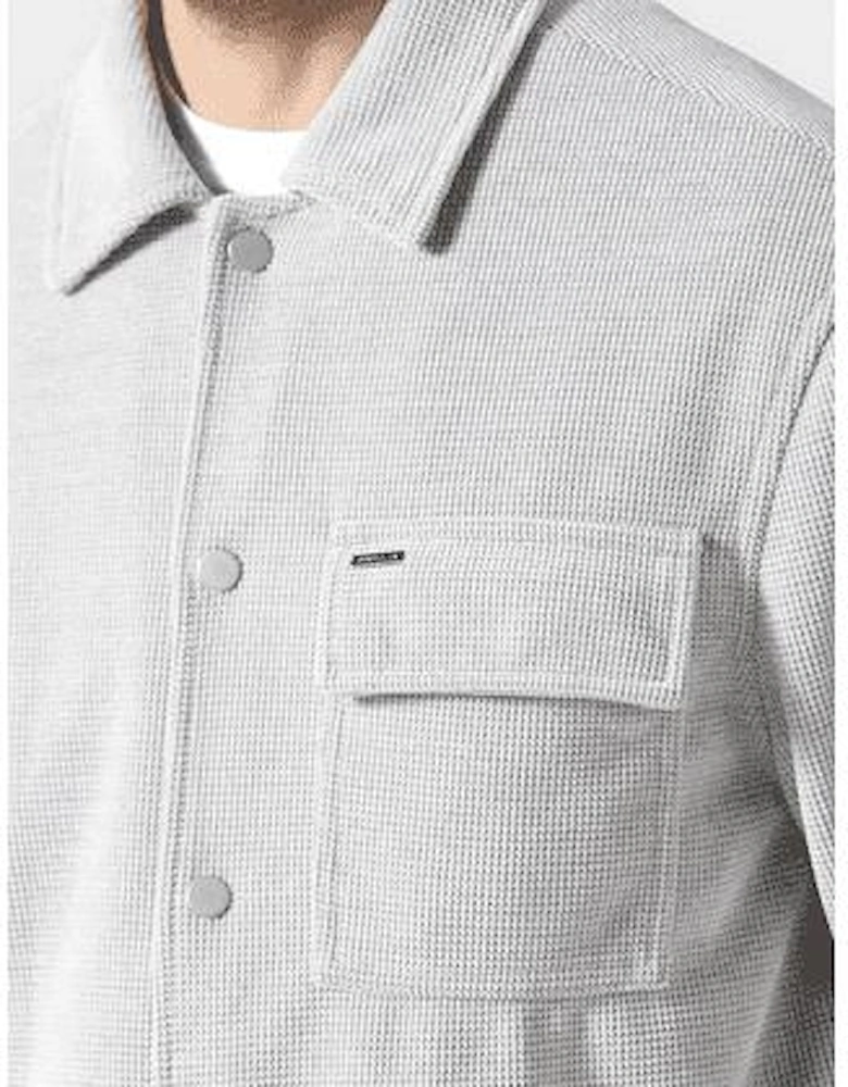 Hilltop Button Up Grey Overshirt