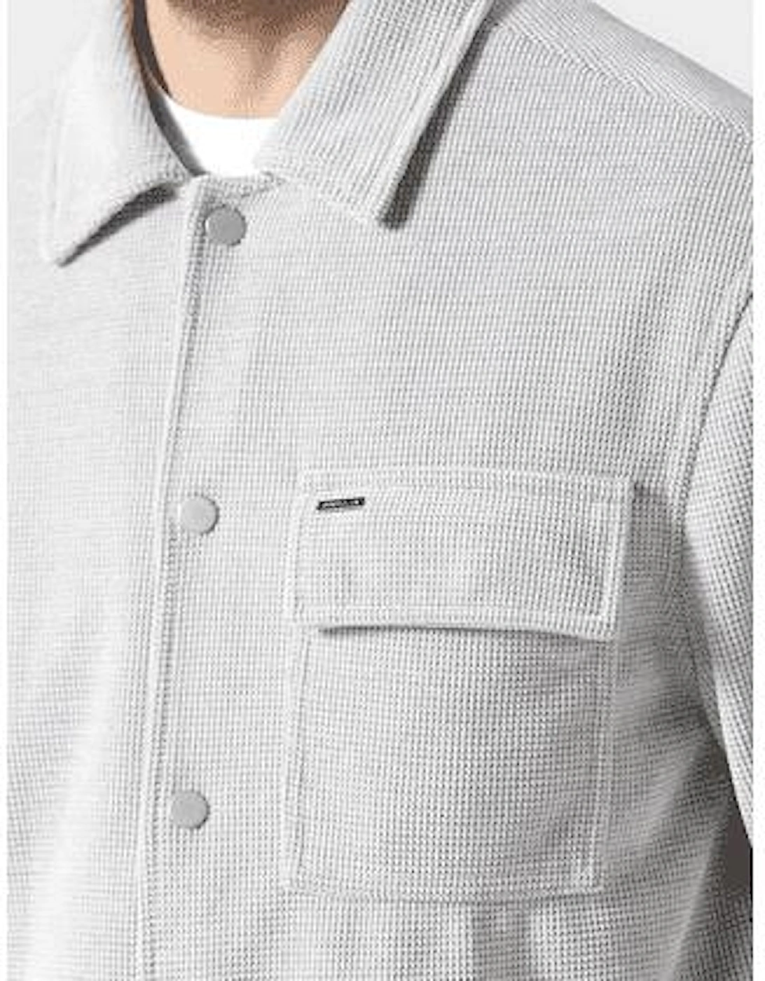 Hilltop Button Up Grey Overshirt
