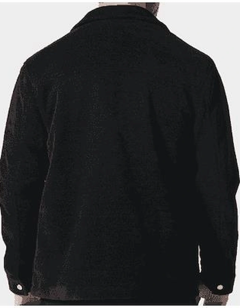 Hilltop Button Up Black Overshirt