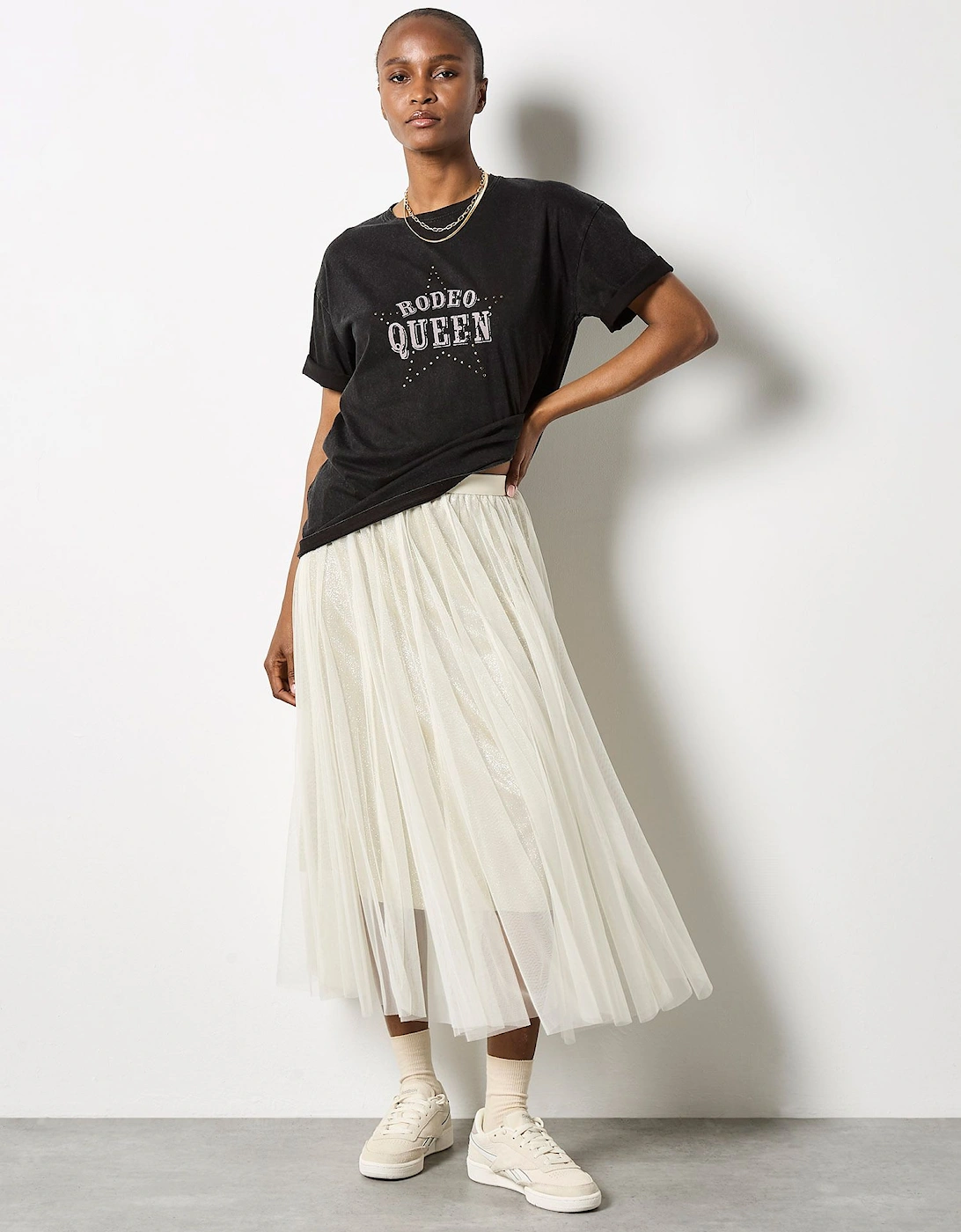 Sparkle Mesh Tulle Skirt, 2 of 1