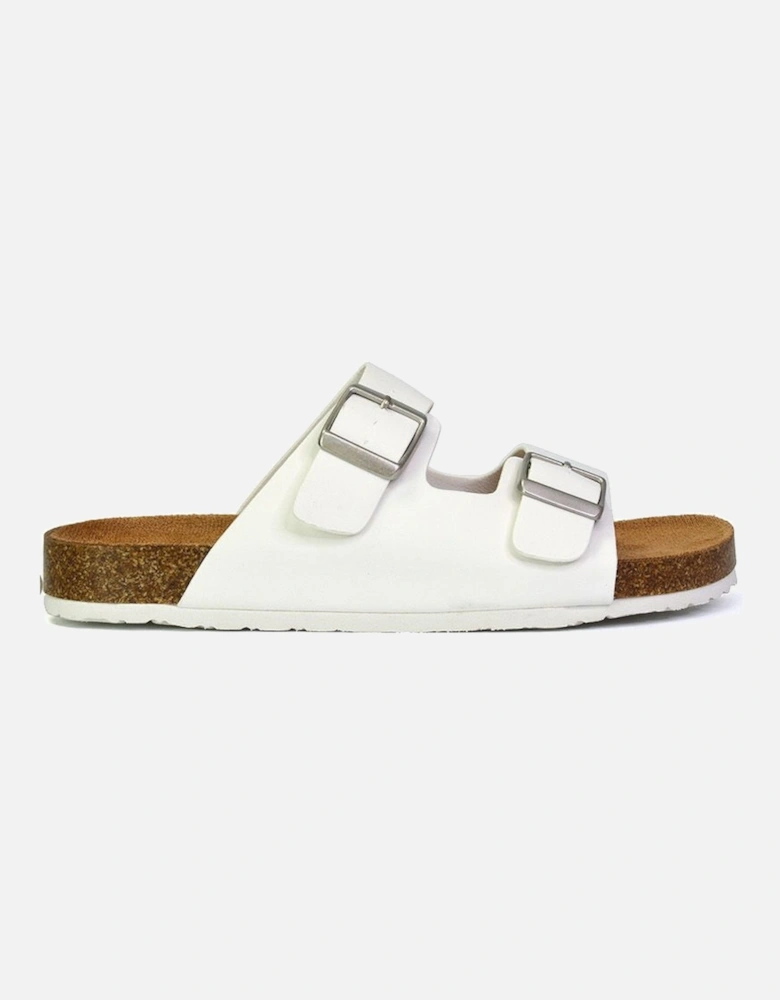 'Star' Double Strap Buckle Up Summer Slip On Flat Sandals