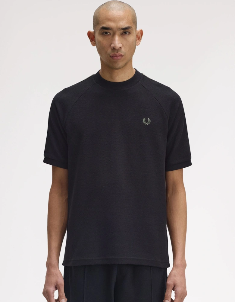 Tennis Grip Taped T-Shirt M1697 Black / Green