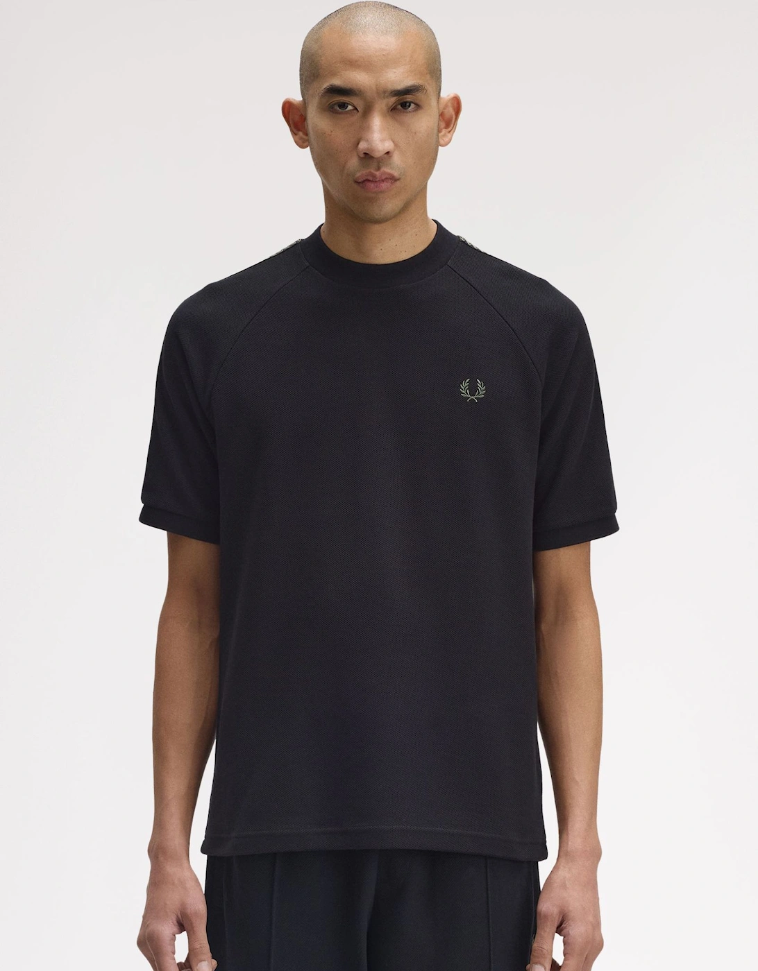 Tennis Grip Taped T-Shirt M1697 Black / Green