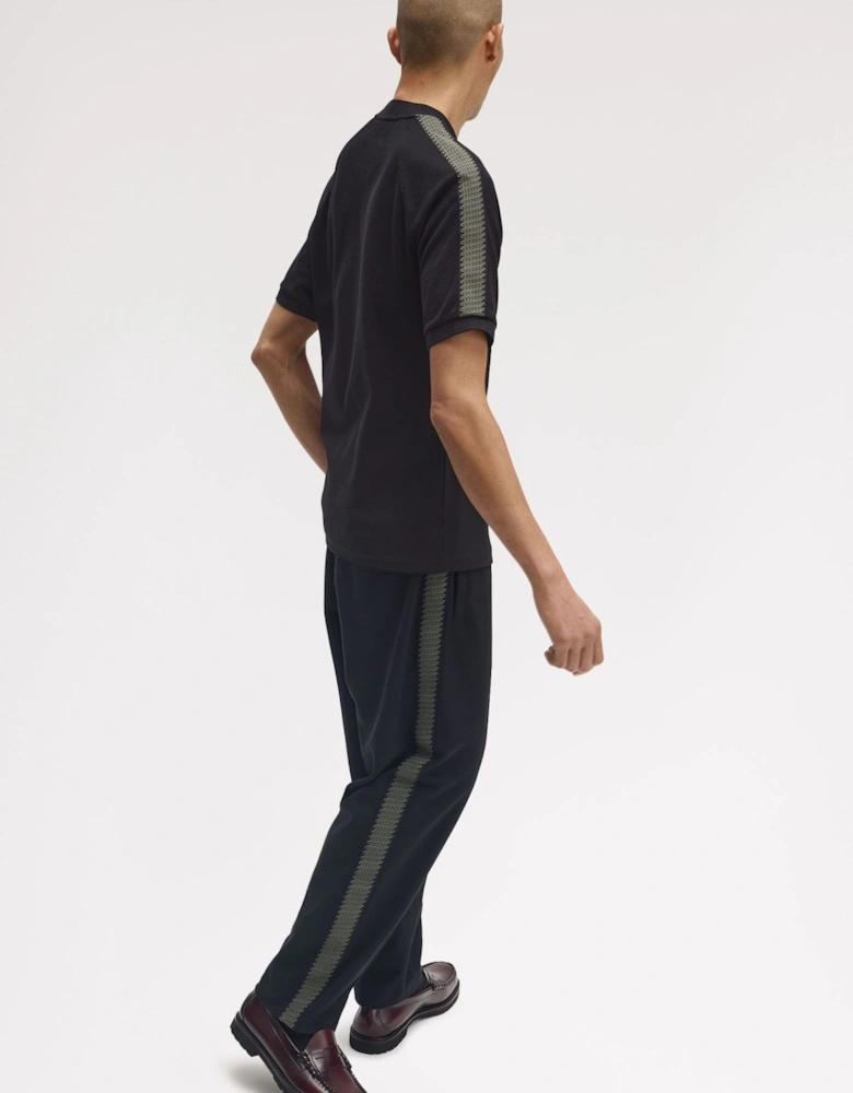Tennis Grip Taped T-Shirt M1697 Black / Green