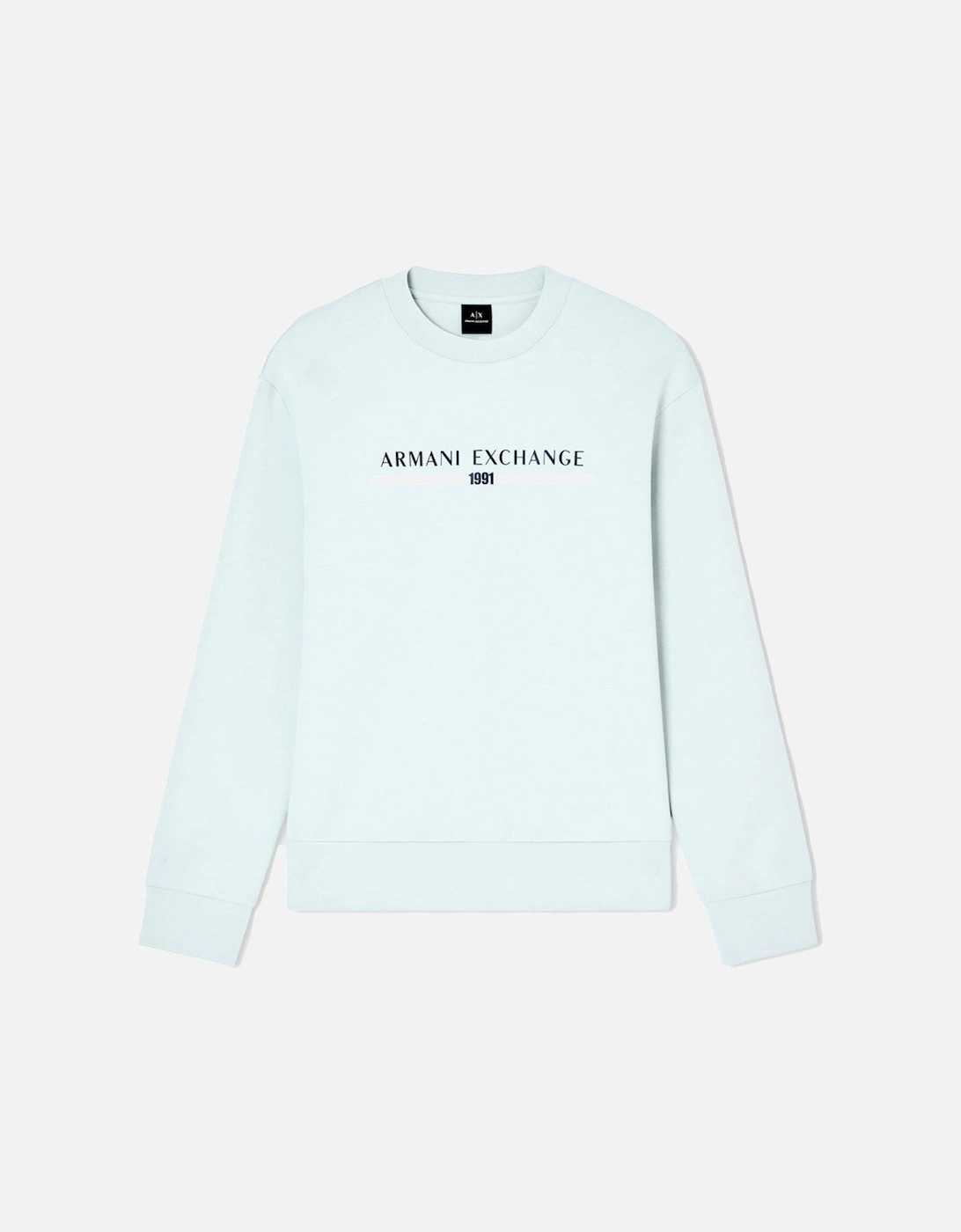 Exchange Logo Crewneck Sweatshirt XM000982 - Aqua Green, 4 of 3