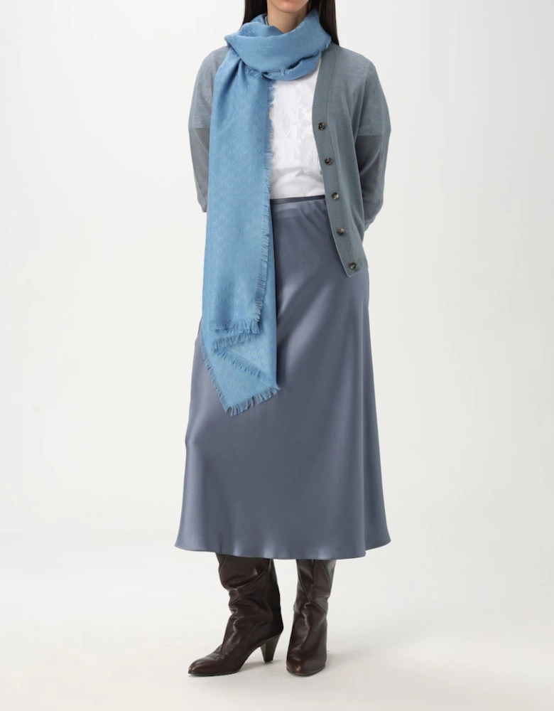 Silk Midi Skirt