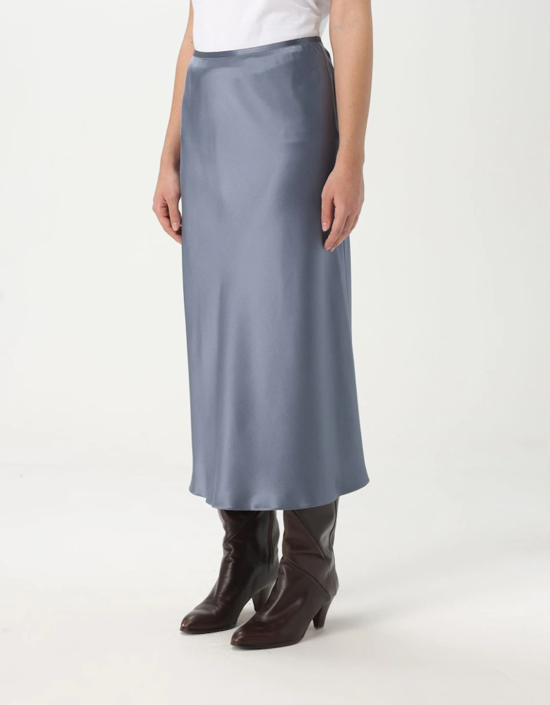 Silk Midi Skirt