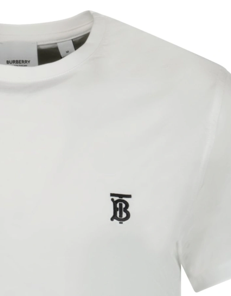 'Parker' Short Sleeve T-Shirt White