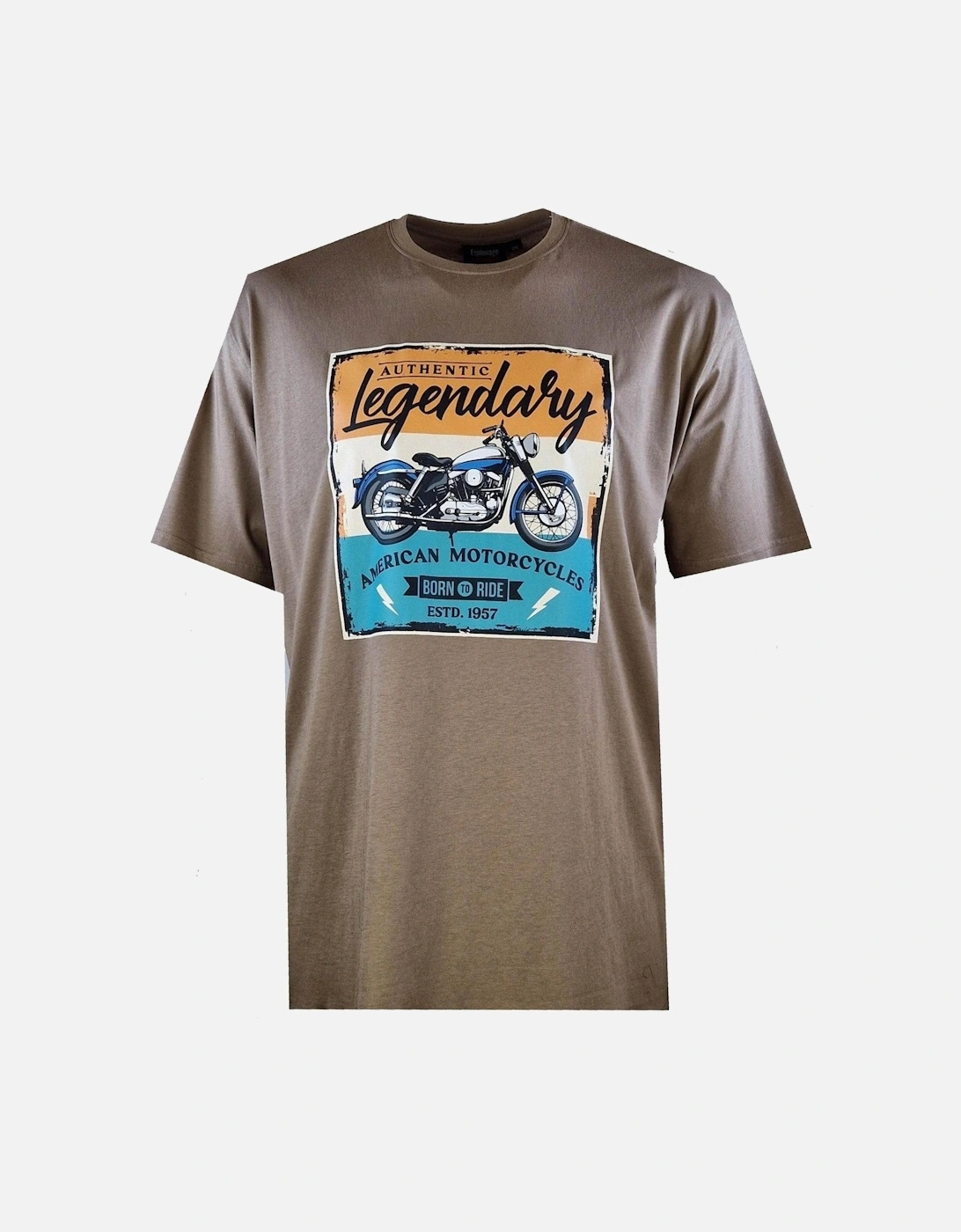 Mens Motorcycle Big & Tall Short Sleeve T-Shirt, 2 of 1
