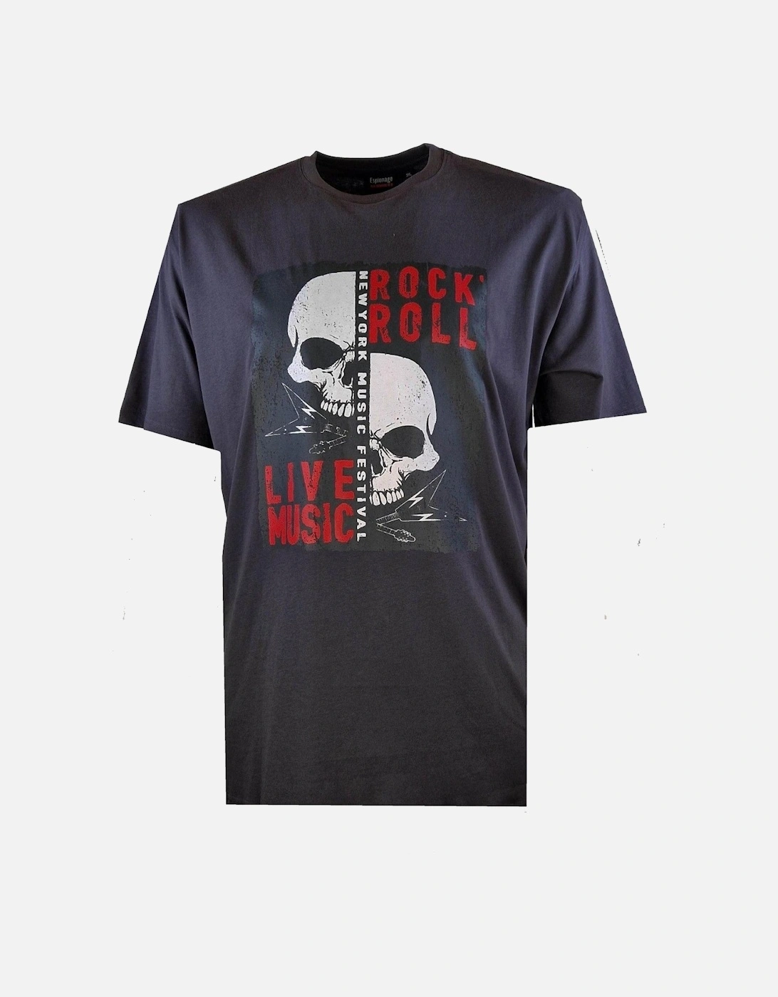 Mens Print Big & Tall Short Sleeve T-Shirt, 2 of 1