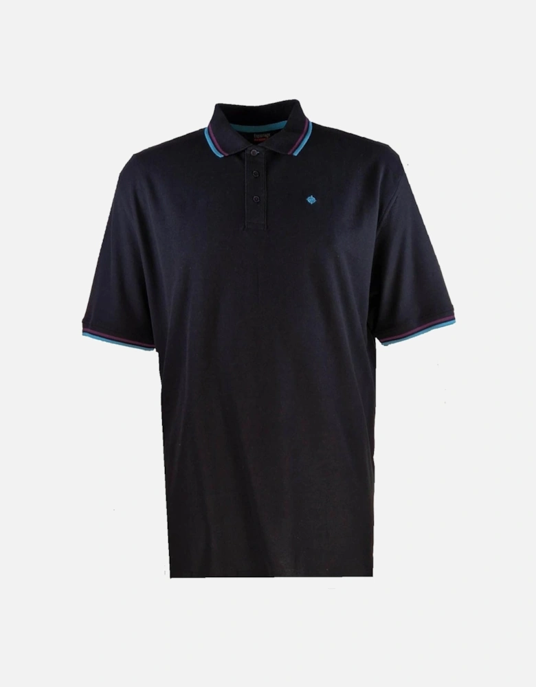 Mens Tipped Big & Tall Short Sleeve Polo Shirt