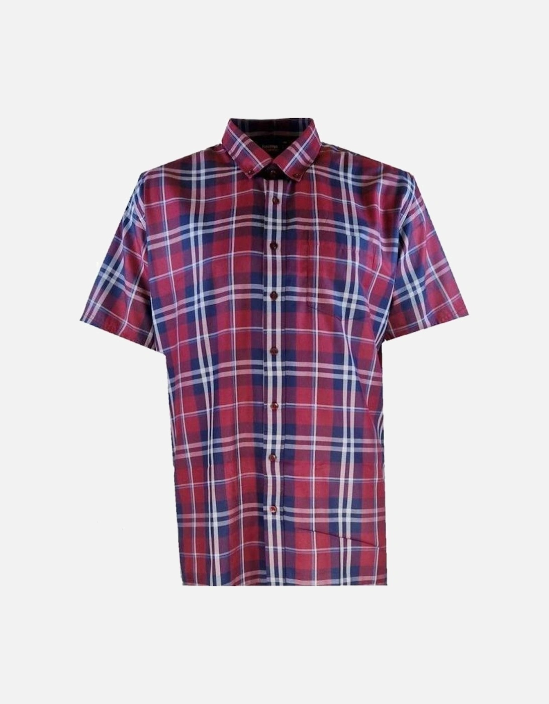 Mens 6 Pack Check Big & Tall Short Sleeve Shirt, 2 of 1