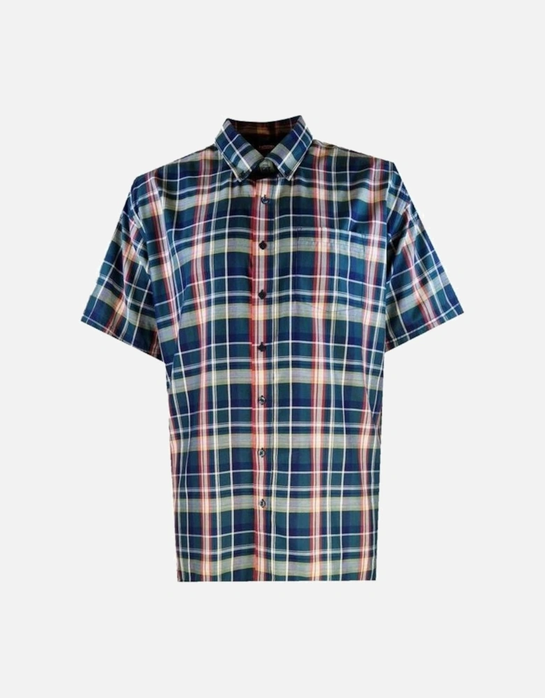 Mens 6 Pack Check Big & Tall Short Sleeve Shirt