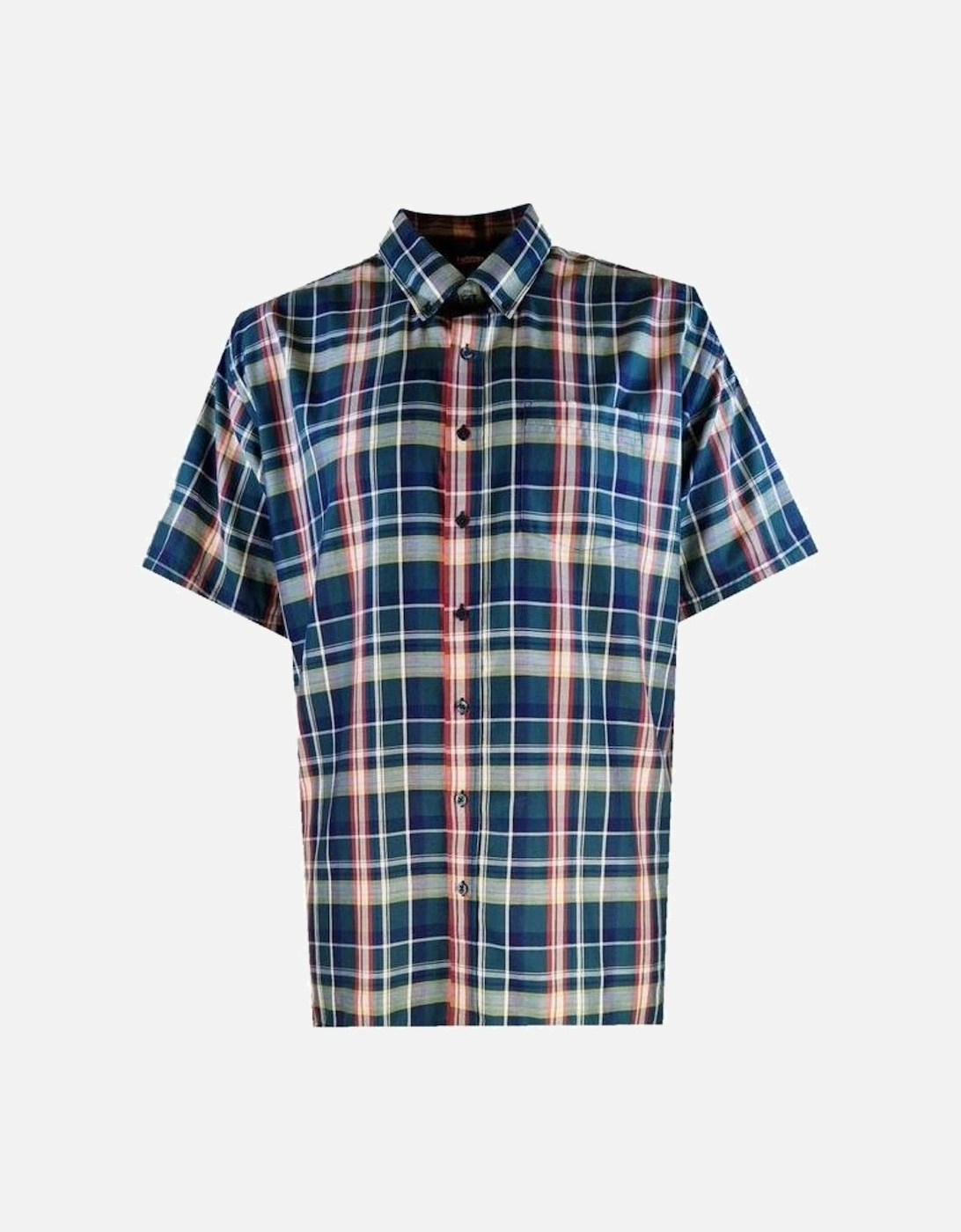 Mens 6 Pack Check Big & Tall Short Sleeve Shirt, 2 of 1