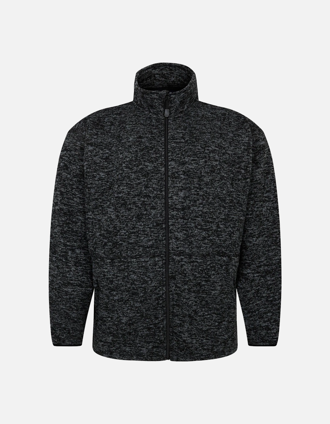 Mens Micro Fleece Big & Tall Full Zip Fleece, 2 of 1