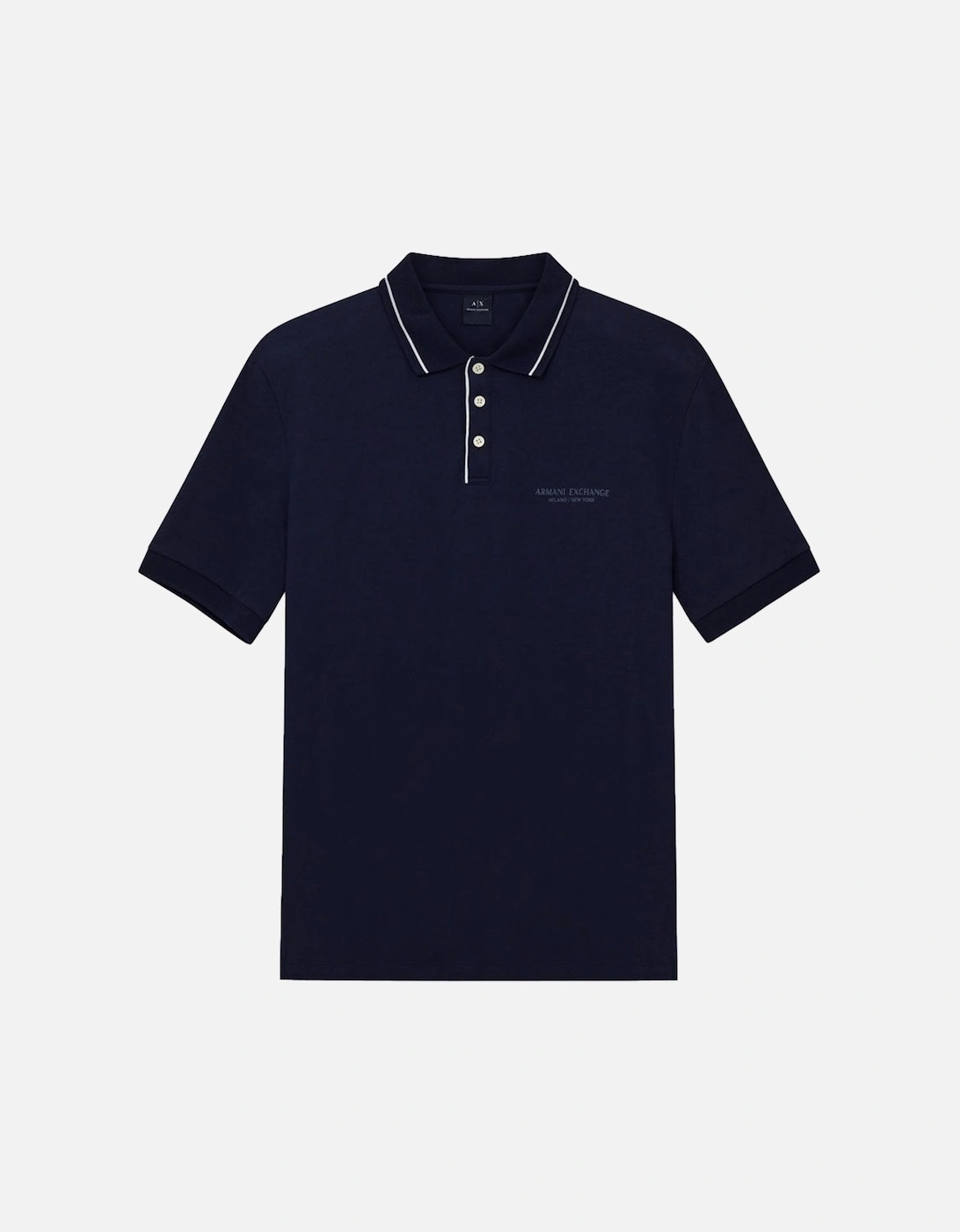 Exchange Regular Fit Polo Shirt Stretch Jersey XM001557 - Navy Blue, 3 of 2