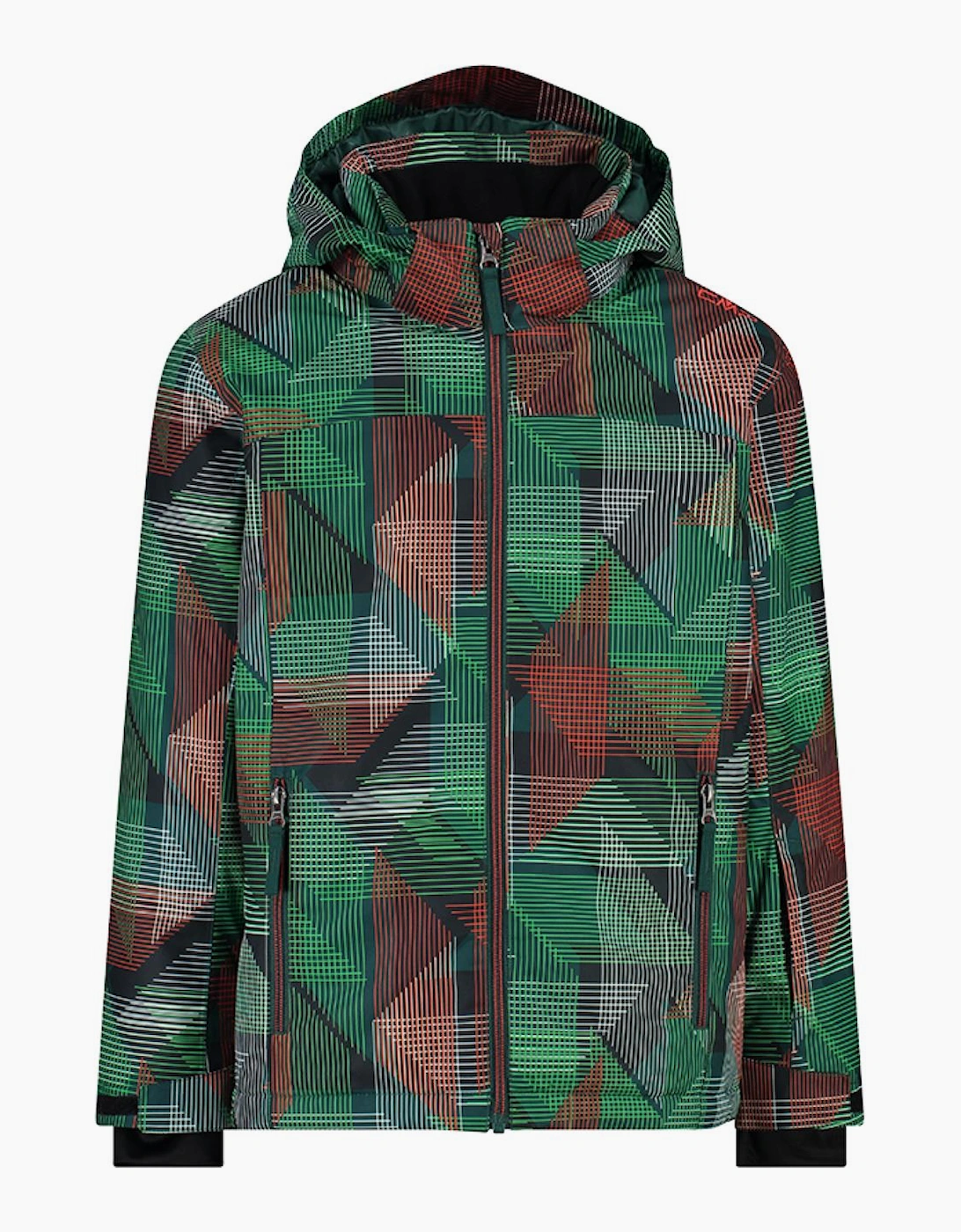 Cmp Kids Freeride Padded Ski Jacket - Deep Mint Alpine Tango - Size, 10 Yrs