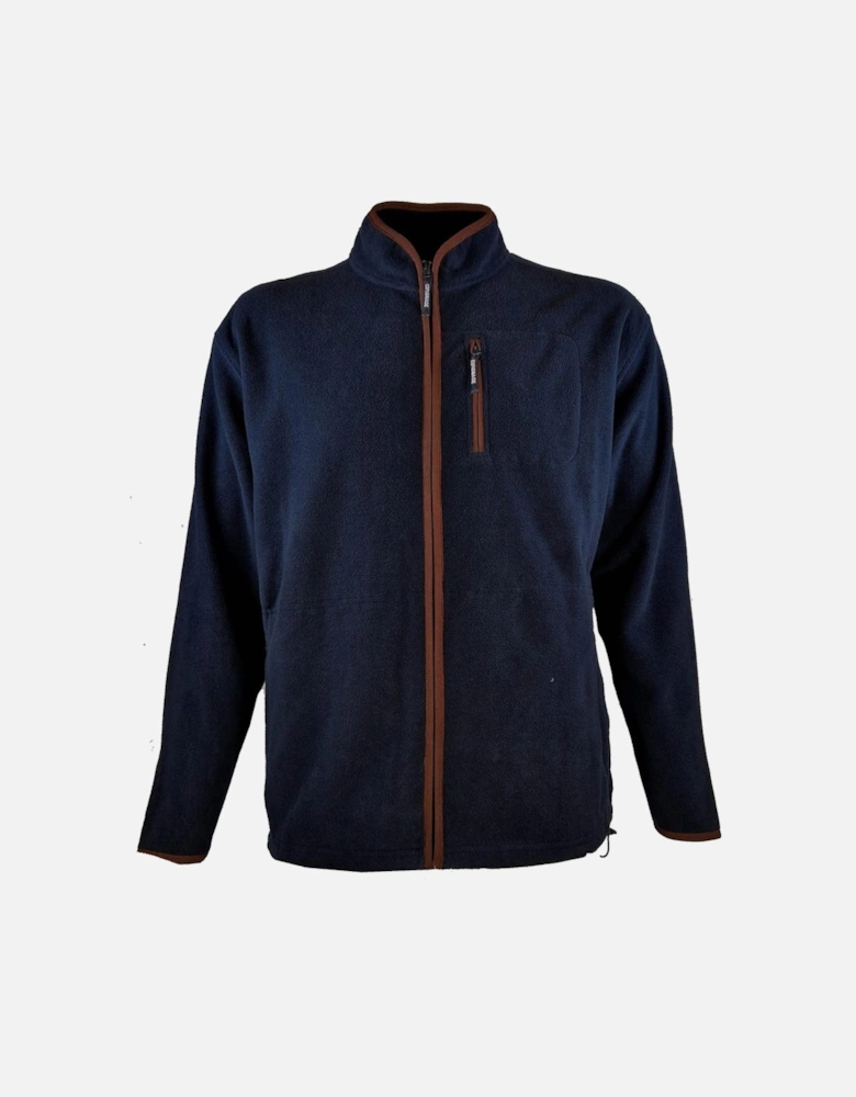 Mens Microfleece Gilet Big & Tall Full Zip Fleece