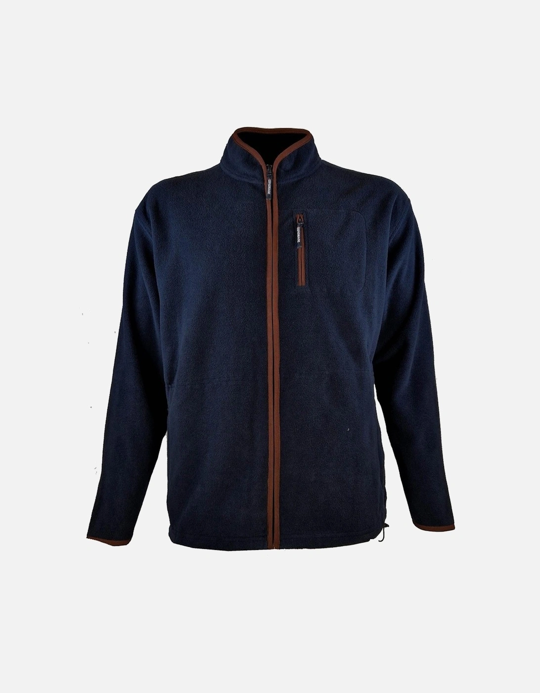 Mens Microfleece Gilet Big & Tall Full Zip Fleece, 2 of 1