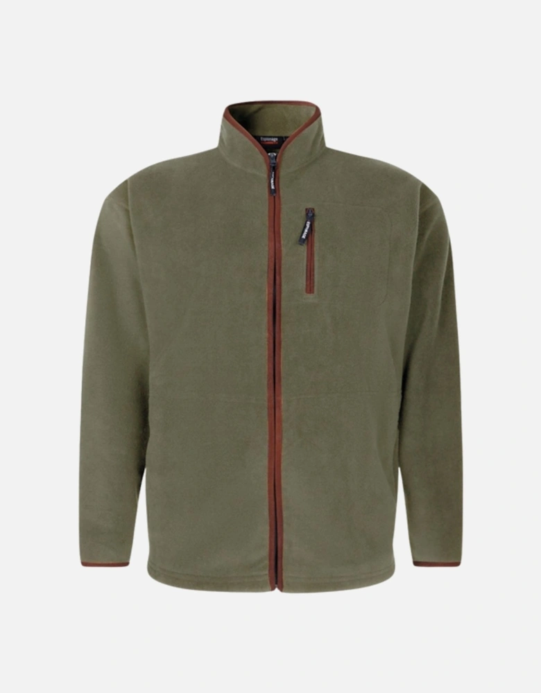Mens Microfleece Gilet Big & Tall Full Zip Fleece