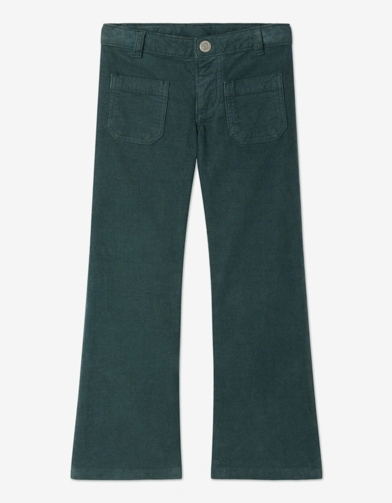 Girls Jennifael Trousers in Green