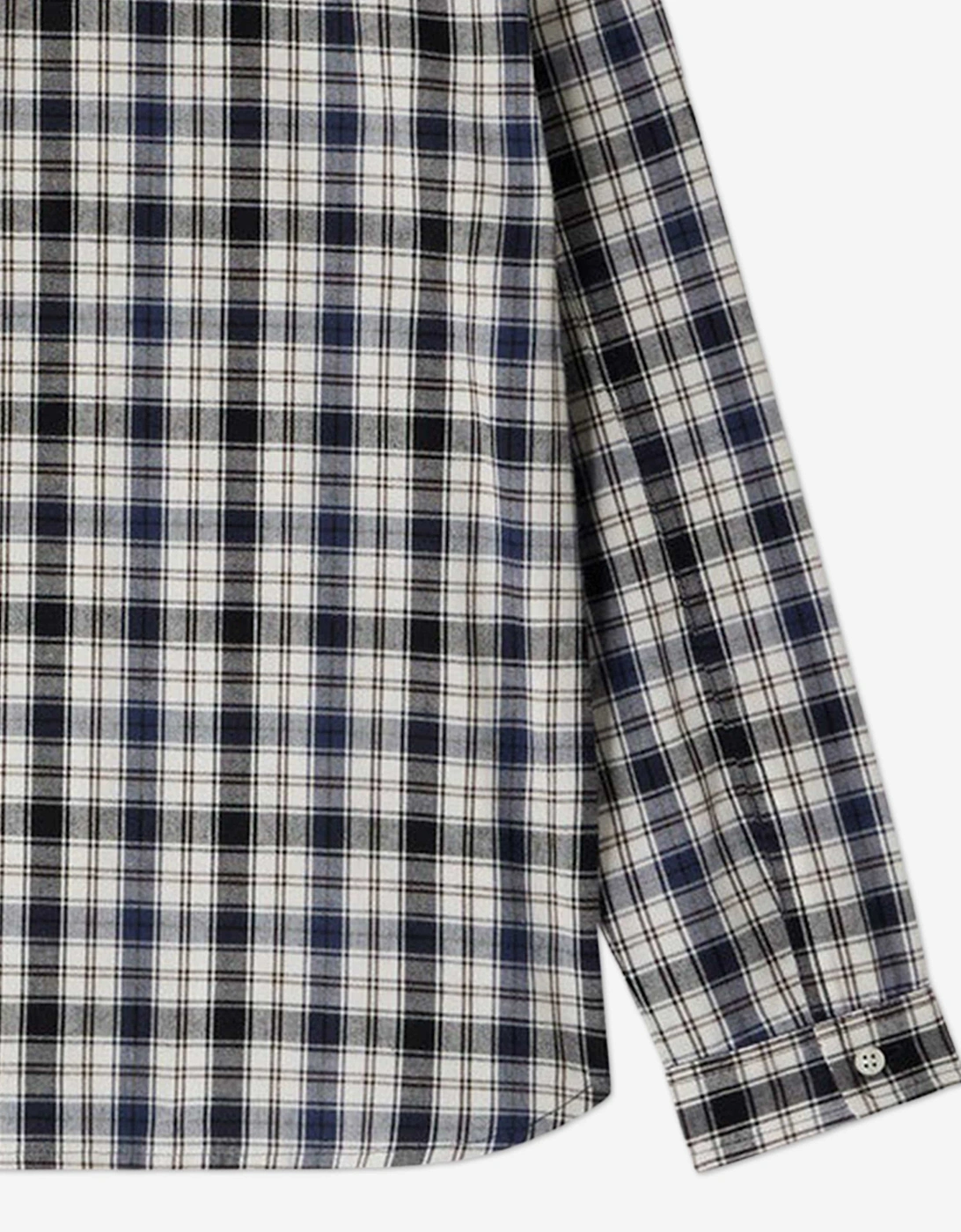 Boys Altman Checked Shirt in Blue