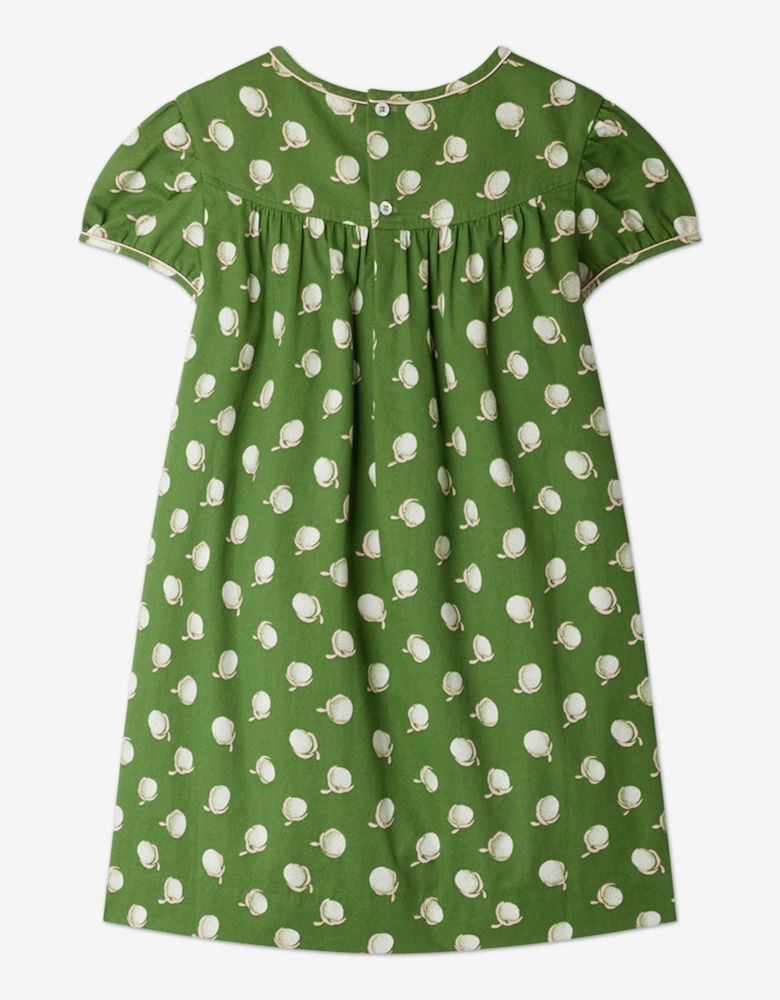 Girls Alinda Dress in Green